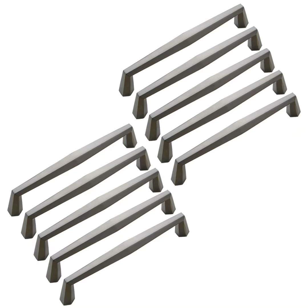Modern Cabinet Handles 10-Pack - Dresser & Closet Door Pulls for Home Decor