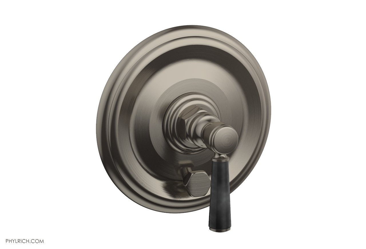HEX TRADITIONAL Pressure Balance Shower Plate with Diverter and Handle Trim Set - 4 164 - Perfect for Bathroom Renovation and Modern Home Upgrade