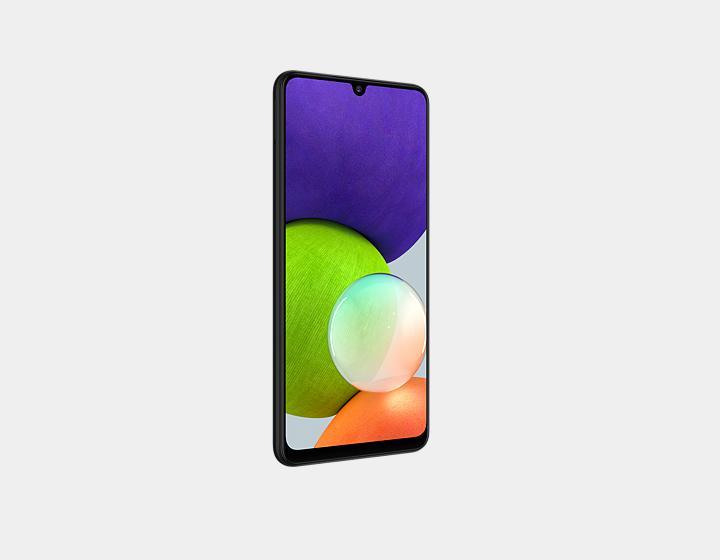 Samsung Galaxy A22 4G LTE Smartphone - 128GB Storage, 6GB RAM, Dual SIM, GSM Unlocked (Black) - Perfect for Travel, Business & Everyday Use