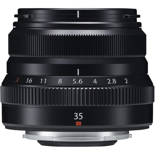 Fujifilm XF 35mm f/2 R WR Prime Lens - Weather Resistant Black for Portrait & Street Photography