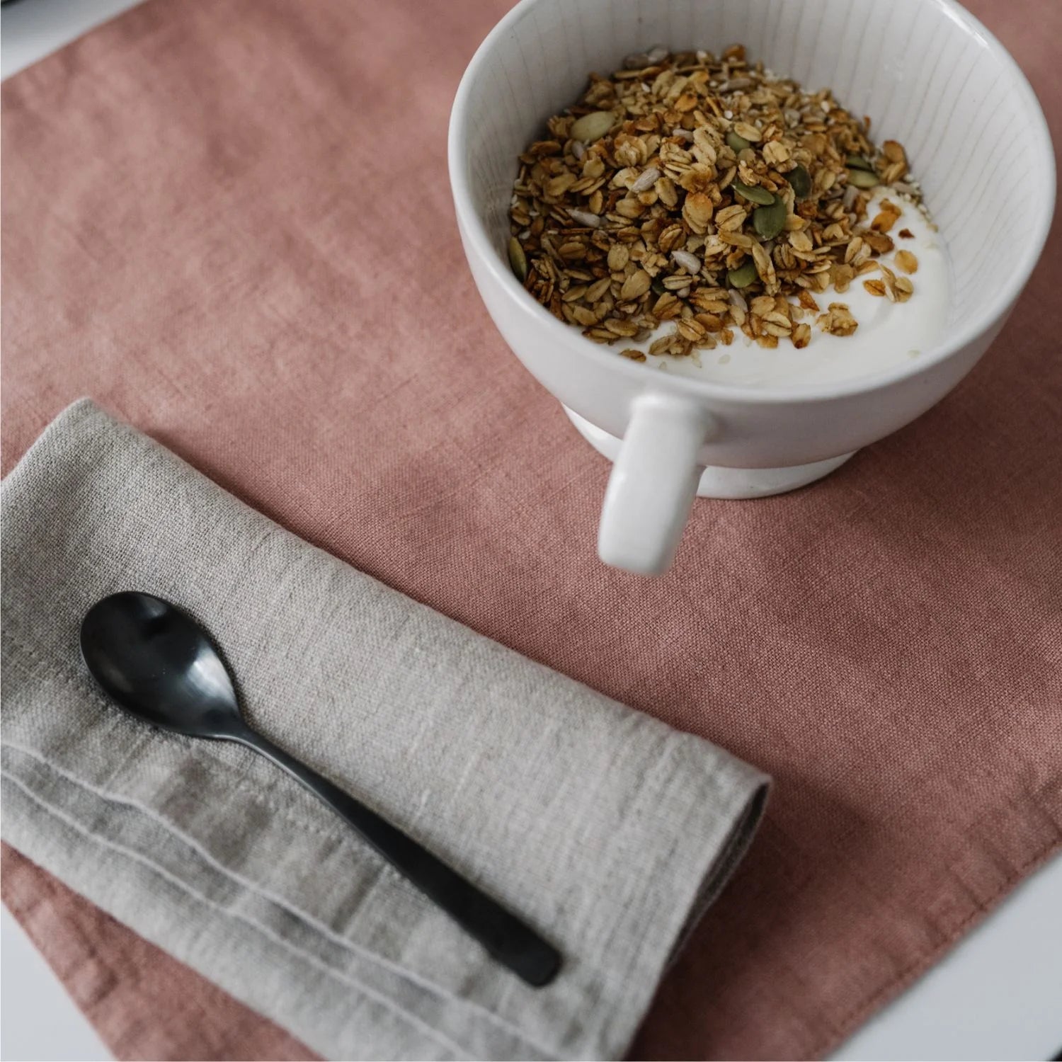 Premium Linen Napkins Set of 2 - 100% Natural Eco-Friendly Hemmed Table Linens for Dinner Parties, Weddings & Everyday Elegant Dining