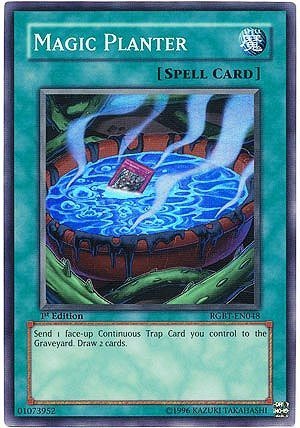 Yu-Gi-Oh! Magic Planter (RGBT-EN048) Super Rare 1st Edition Trading Card - Perfect for Collectors and Competitive Duelists