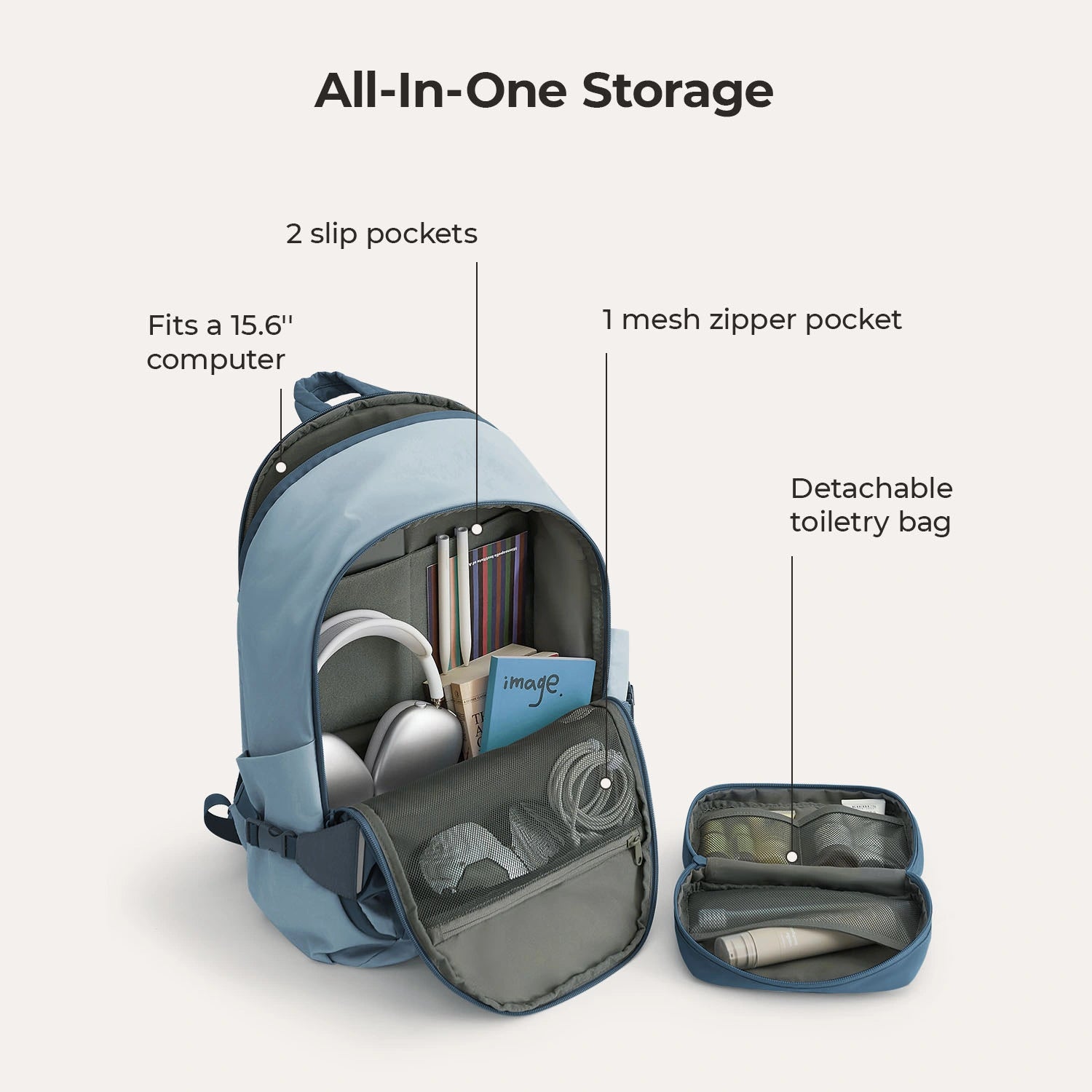 Soar 25L Waterproof Hiking Backpack Set - Lightweight Travel Daypack for Outdoor Adventures, Camping & College Students