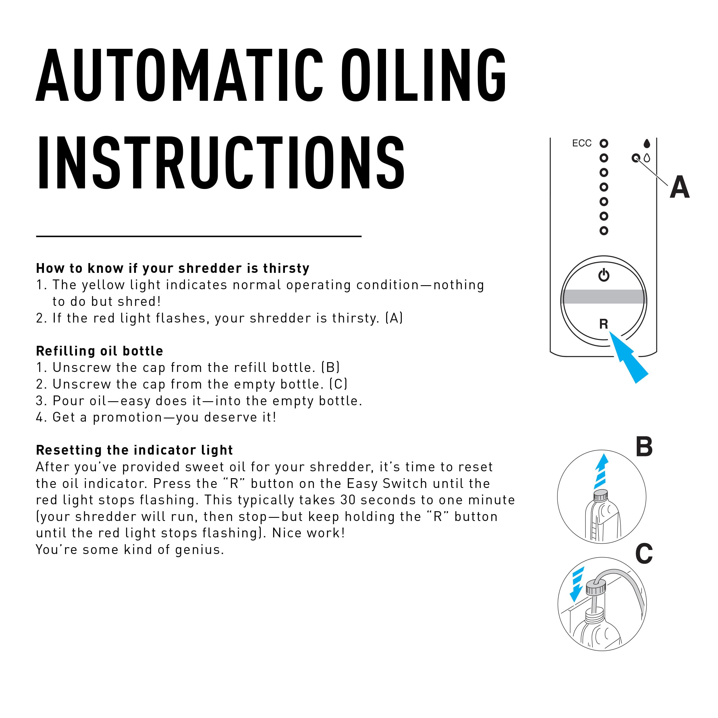 IDEAL High-Cling Lubricating Oil for Shredders - 4 Pack (1 Gallon Each) | Non-Toxic, Non-Detergent Formula | Extends Shredder Lifespan | Perfect for Automatic Oiler Systems | Ideal for Office & Home Paper Shredders