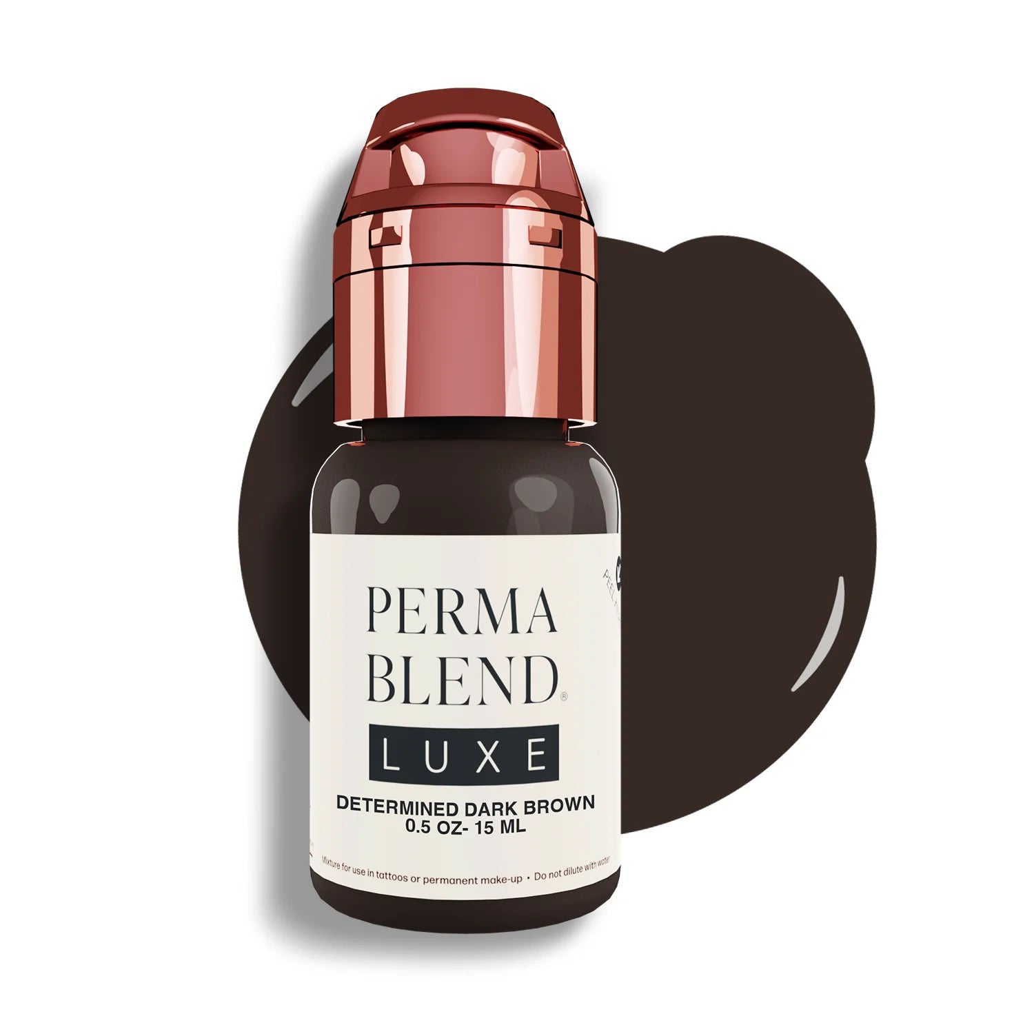 Determined Dark Brown Hair Dye – Luxe Vicky Martin Professional 1/2oz Bottle – Perfect for At-Home Hair Coloring & Salon-Quality Results