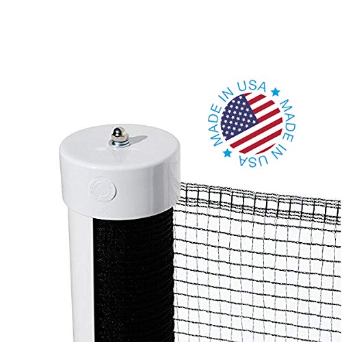Kidkusion Retractable Driveway Guard - 25ft Black Safety Barrier for Driveways | Adjustable Visual Protection | Made in USA | Perfect for Outdoor Home Security & Child/Pet Safety