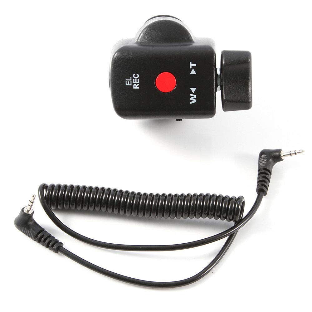 Fotga LANC Camcorder Zoom Remote Control with 2.5mm Cable for Sony Panasonic Canon Cameras - Compatible with Sony 190P 150P 198P VX2000E 2100E 2200E FX1000E, Panasonic DVC33 DVC63 DVC15 180 180A 180B HVX200 HVX203 HH203 H200 MC153 - Perfect for Video Shooting, Vlogging and Professional Filmmaking
