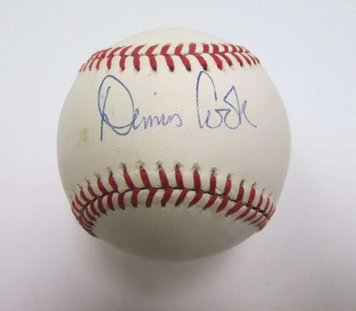 Dennis Cook Phillies Autographed Baseball - Official MLB Signed Baseball Collectible - Perfect for Sports Memorabilia Collections & Phillies Fans Gifts