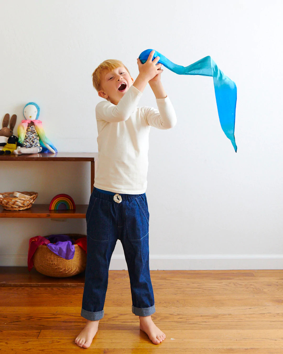 Sarah's Silks Skytails - Premium Play Silk Scarves for Kids | Imaginative Play, Dress-Up & Dance Accessories | Perfect for Pretend Play, Storytelling & Creative Movement