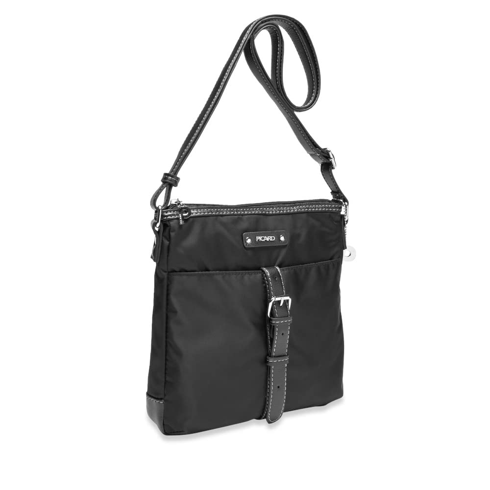 Picard Cross-Body Bag for Women - Stylish & Lightweight Shoulder Purse with Adjustable Strap, Beige Leather Handbag - Perfect for Travel, Shopping & Everyday Use