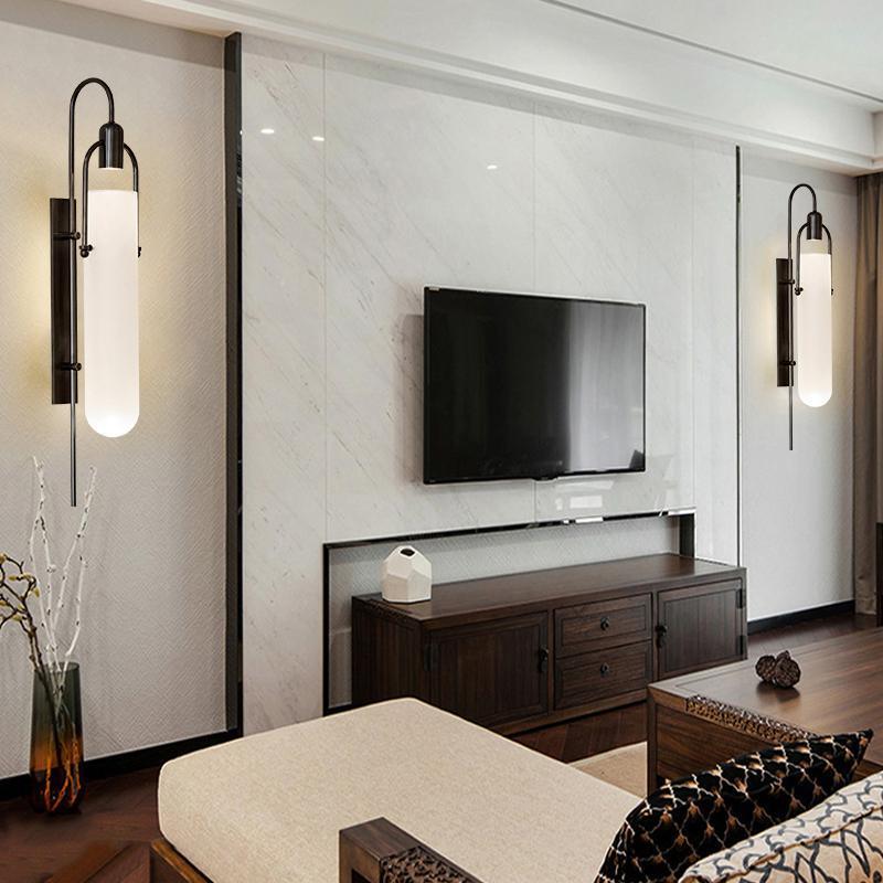 Modern Arc Wall Lamp - Adjustable Swing Arm Sconce for Bedroom, Living Room & Office - Sleek LED Reading Light with Dimmable Brightness - Perfect for Nighttime Reading & Ambient Lighting