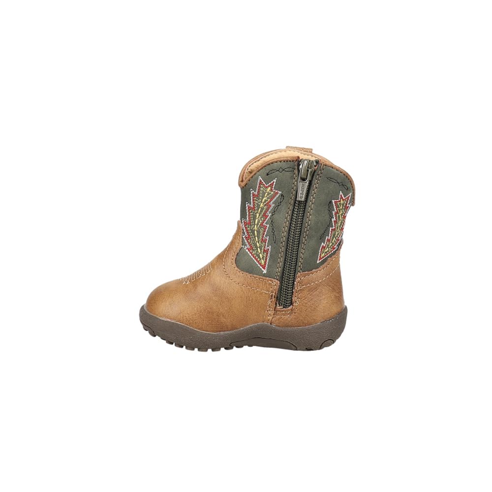 Roper Baby Boys' Arrowheads Western Boots - Comfortable & Stylish Cowboy Boots for Toddlers - Perfect for Playdates, Rodeos & Western-Themed Events