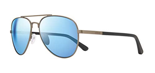 Matte Gunmetal Frame With Blue Water Lens