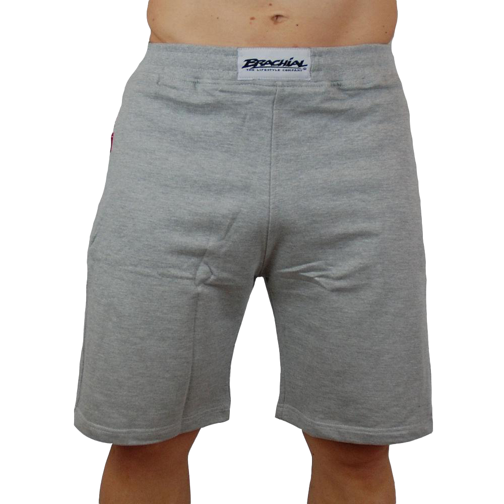 Brachial Shorts for Men - Stylish Grey Casual Shorts | Perfect for Gym, Running, and Summer Outfits