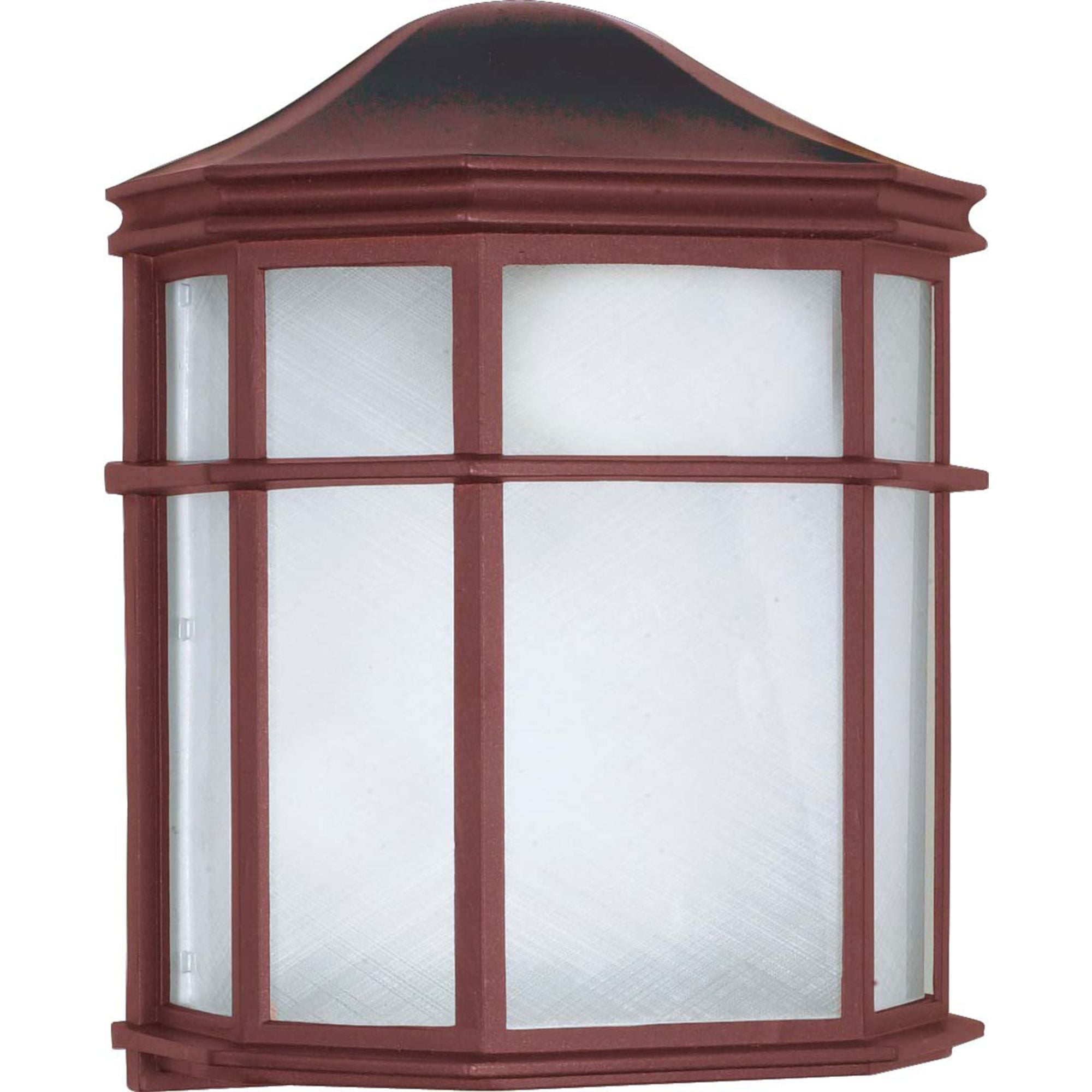 10 Inch Outdoor Wall Lantern with Bronze Finish - Weatherproof Exterior Light Fixture for Porch, Patio, Garden and Entryway Lighting