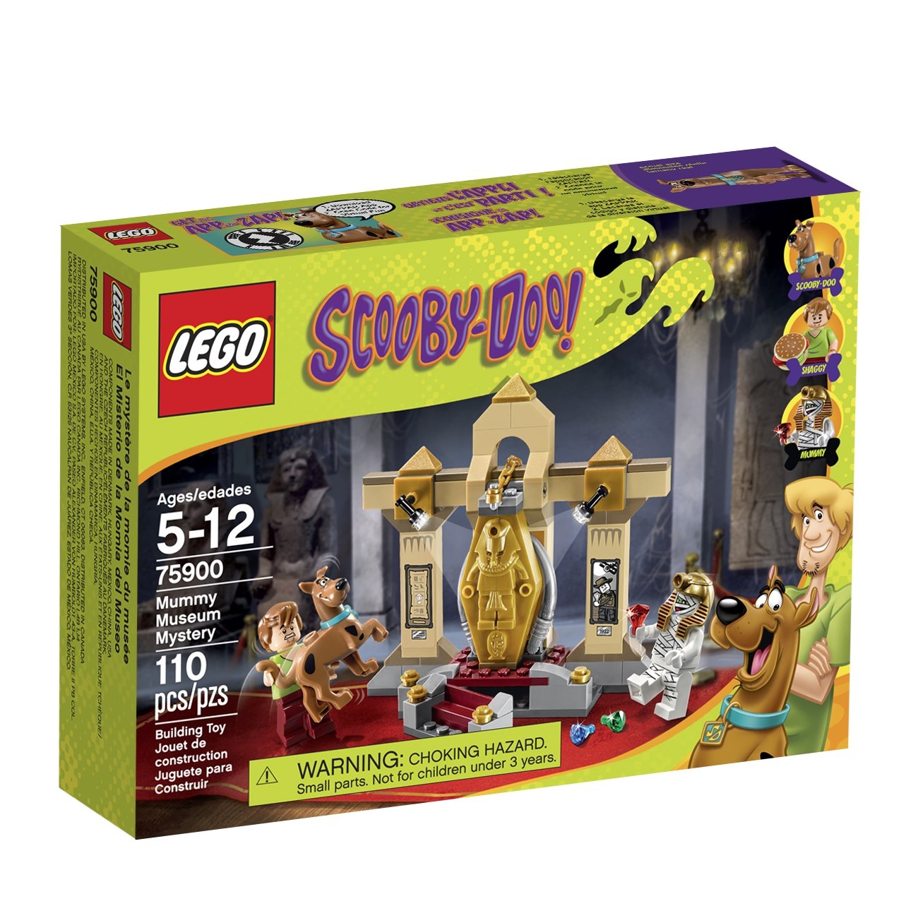 LEGO Scooby-Doo 75900 Mummy Museum Mystery Building Kit - 573 Pieces, Collectible Toy Set for Kids Ages 7+ | Perfect for Halloween Decorations & Mystery-Themed Playtime