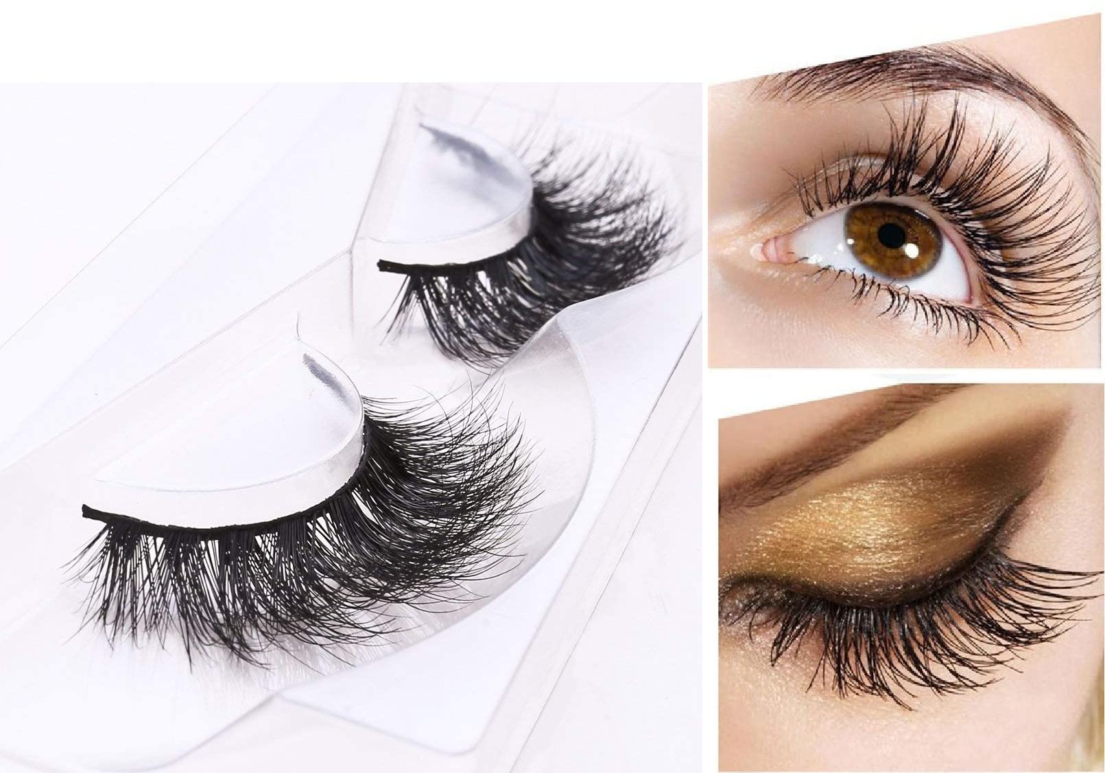 Natural False Eyelashes for Day & Night Wear - Soft & Lightweight Volume Lashes for Everyday Glamour | Perfect for Parties, Weddings, Date Nights & Special Occasions