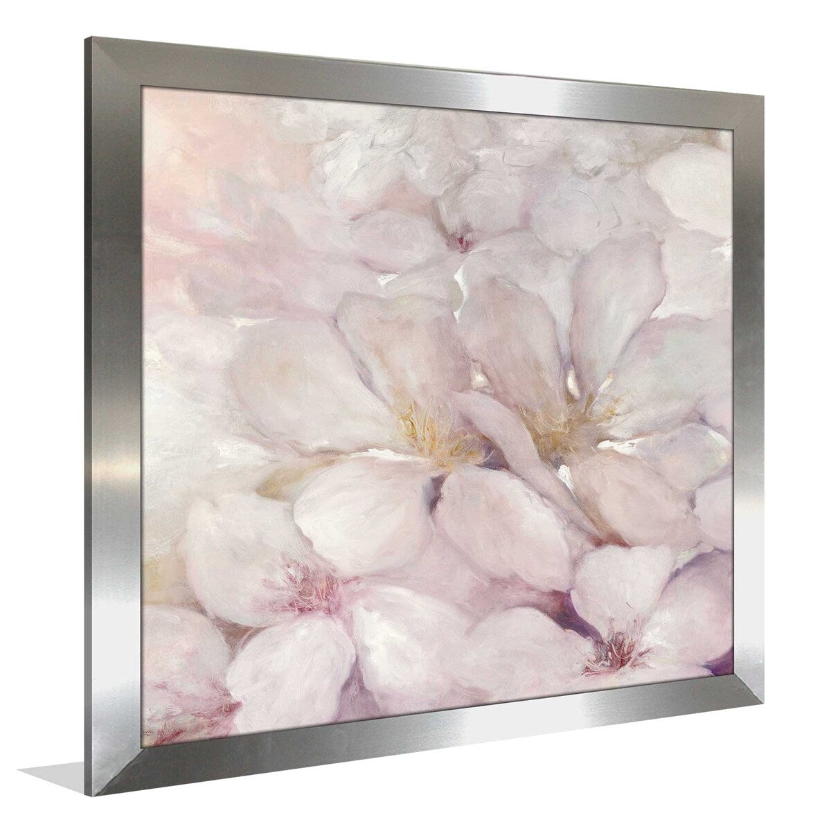 Julia Purinton Apple Blossoms II Pink Floral Art Print on Acrylic - Elegant Wall Decor for Living Room, Bedroom & Office