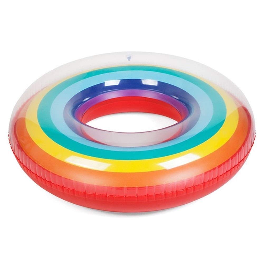 Inflatable Swimming Ring for Adults & Kids - Beach Pool Float Toy