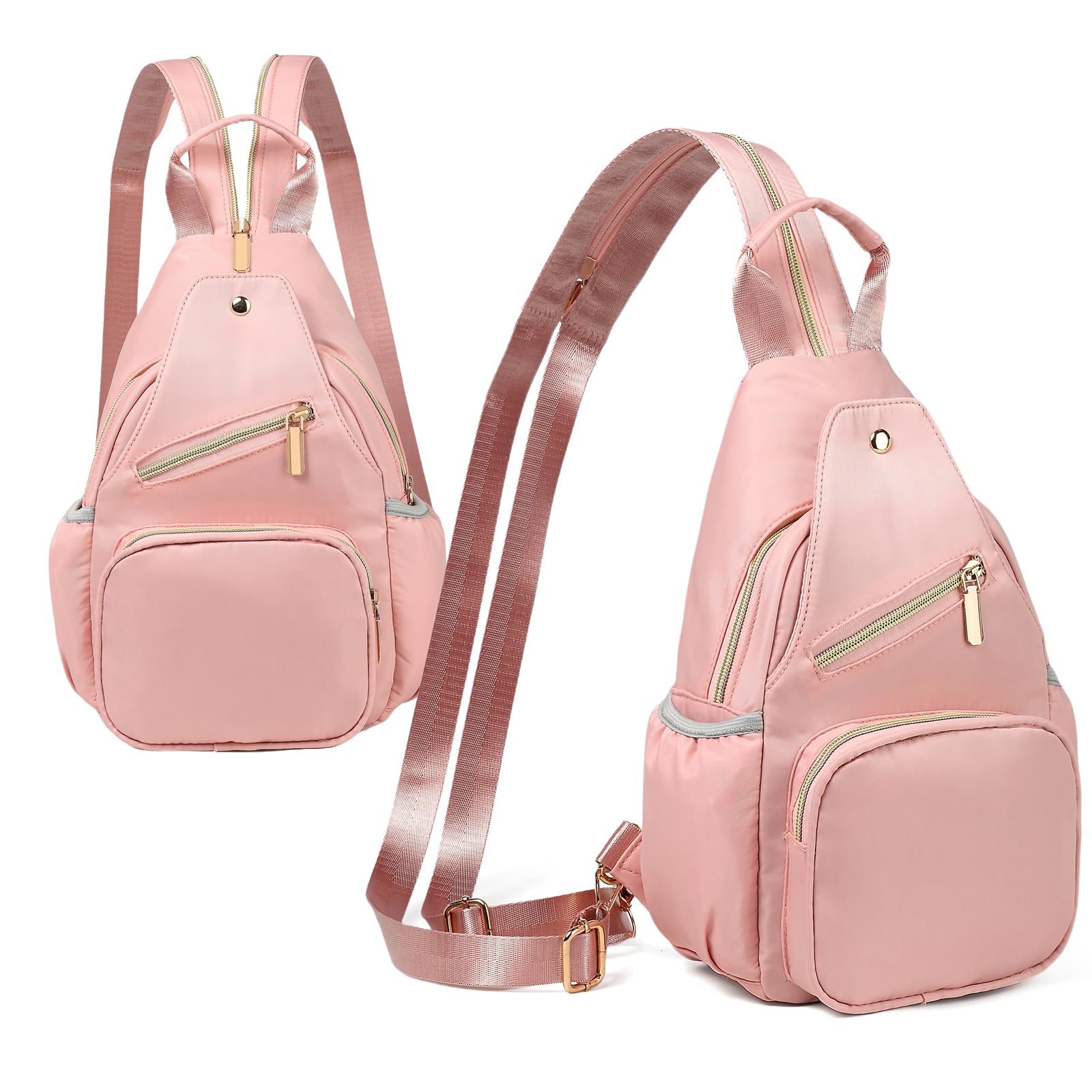 Convertible Crossbody Sling Bag - Small Travel Backpack for Women & Men | Lightweight Mini Daypack for Hiking, Work, School & Daily Use