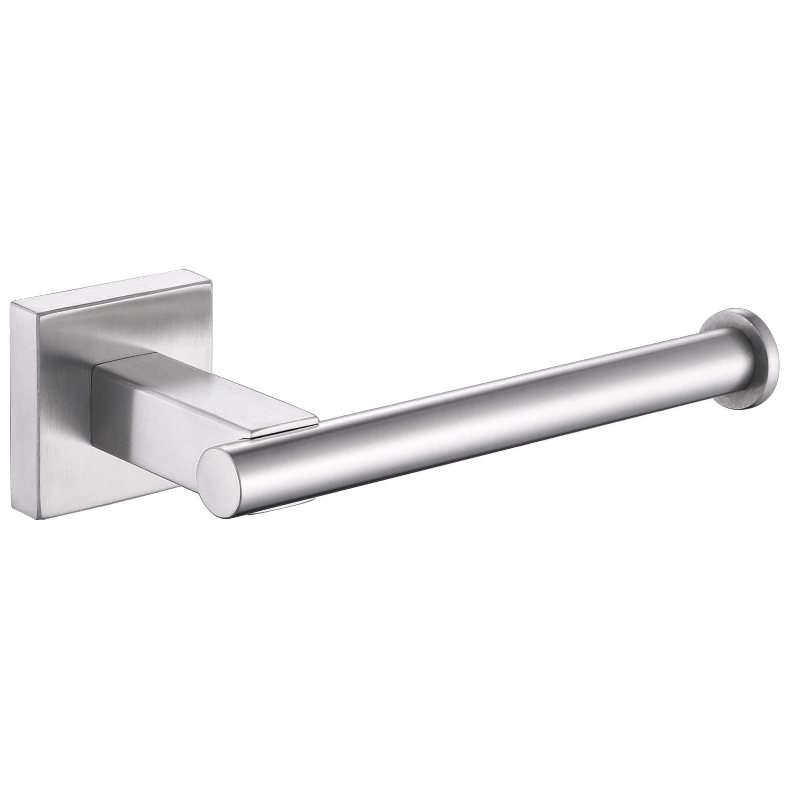 Brushed Nickel Toilet Paper Holder - SUS 304 Stainless Steel Wall Mount Bathroom Tissue Roll Holder with Open Arm Design | Durable & Rust-Resistant for Home, Office, Hotel Restroom Decor