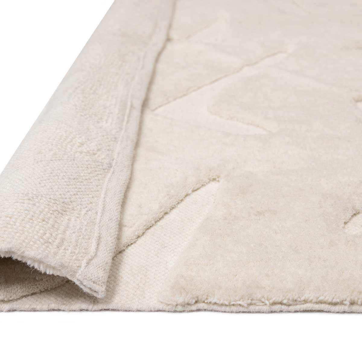 Stylish Akkira Abstract Washable Wool Rug - Soft & Durable for Living Room, Bedroom, or Office Decor
