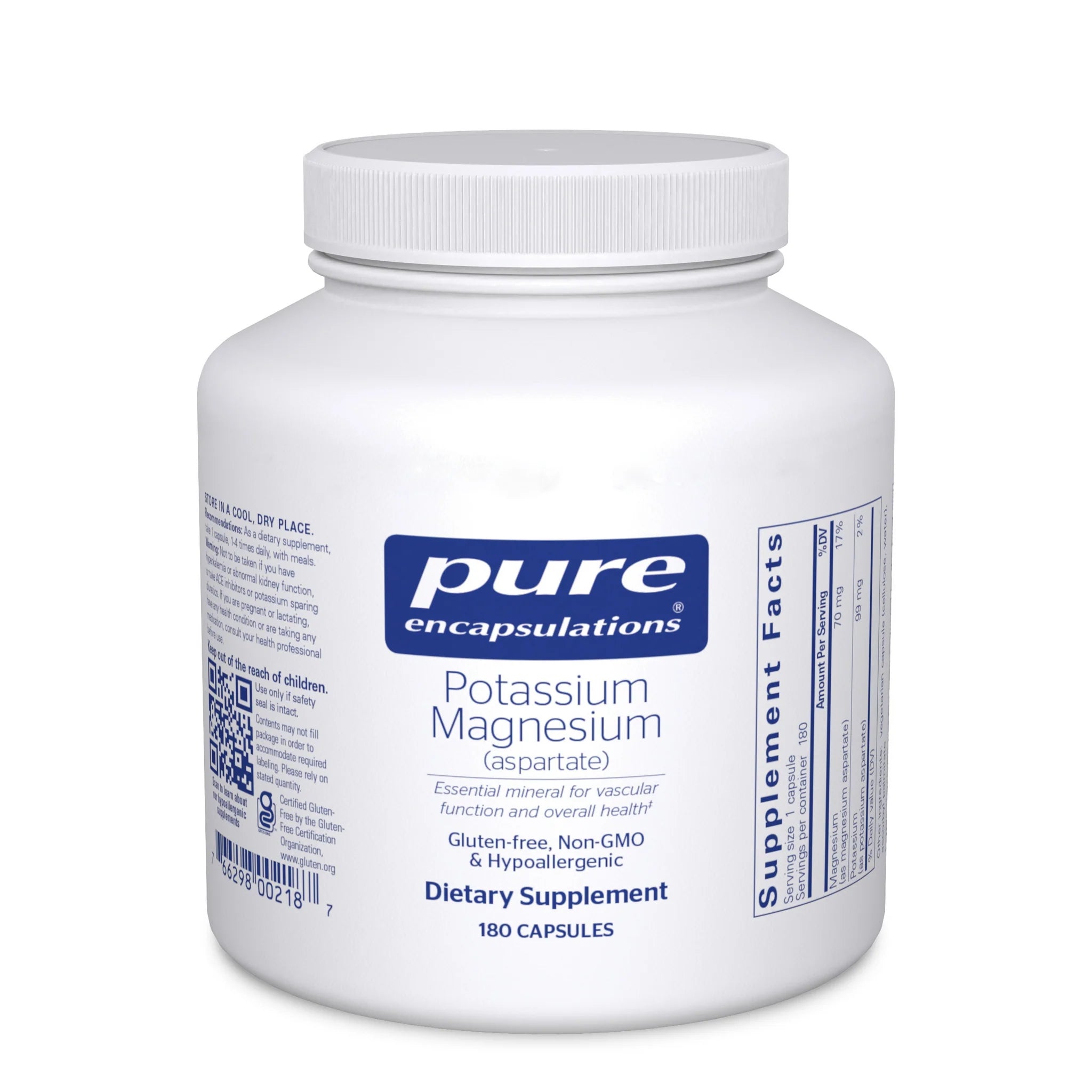 Potassium Magnesium Aspartate Supplement - Supports Muscle & Nerve Health - Ideal for Athletes & Active Lifestyles