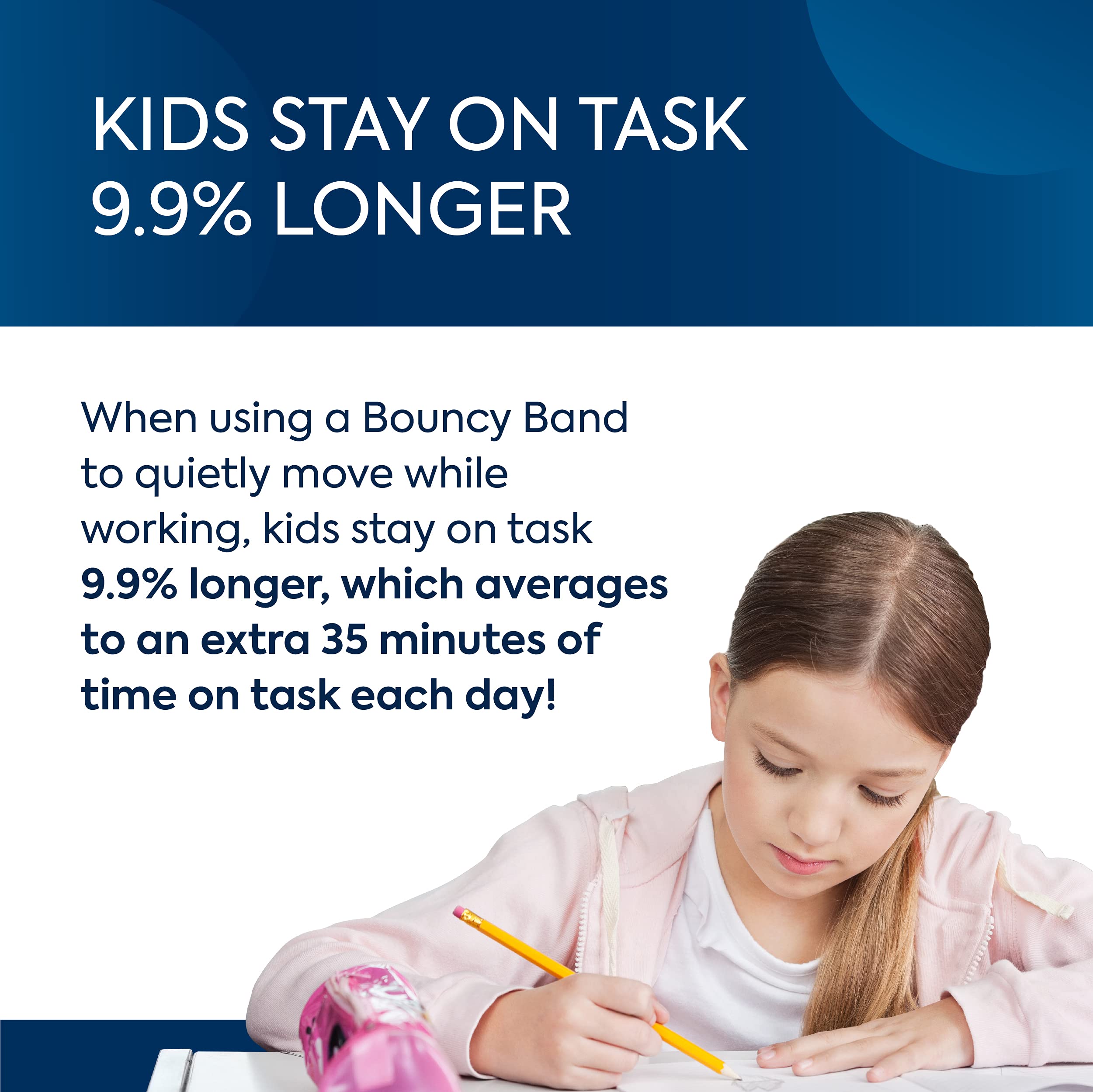 Bouncy Bands for School Desks - Improve Focus & Fidgeting in Class