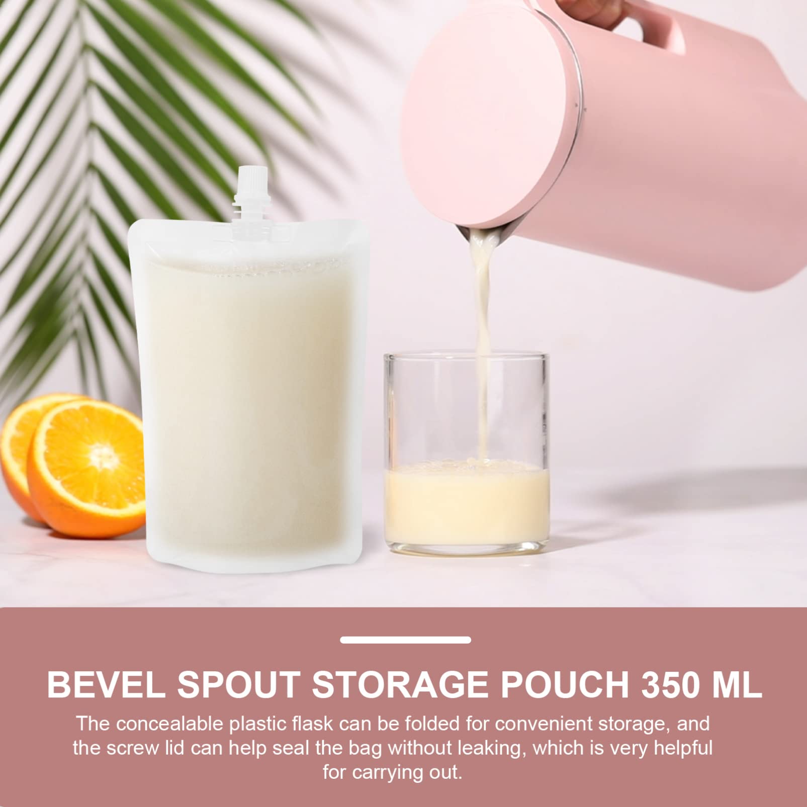 20pcs Self-Standing Spout Pouches - Reusable Juice & Beverage Storage Bags with Nozzle for Drinks, Smoothies, Beer - Perfect for Camping, Picnics & On-the-Go Hydration