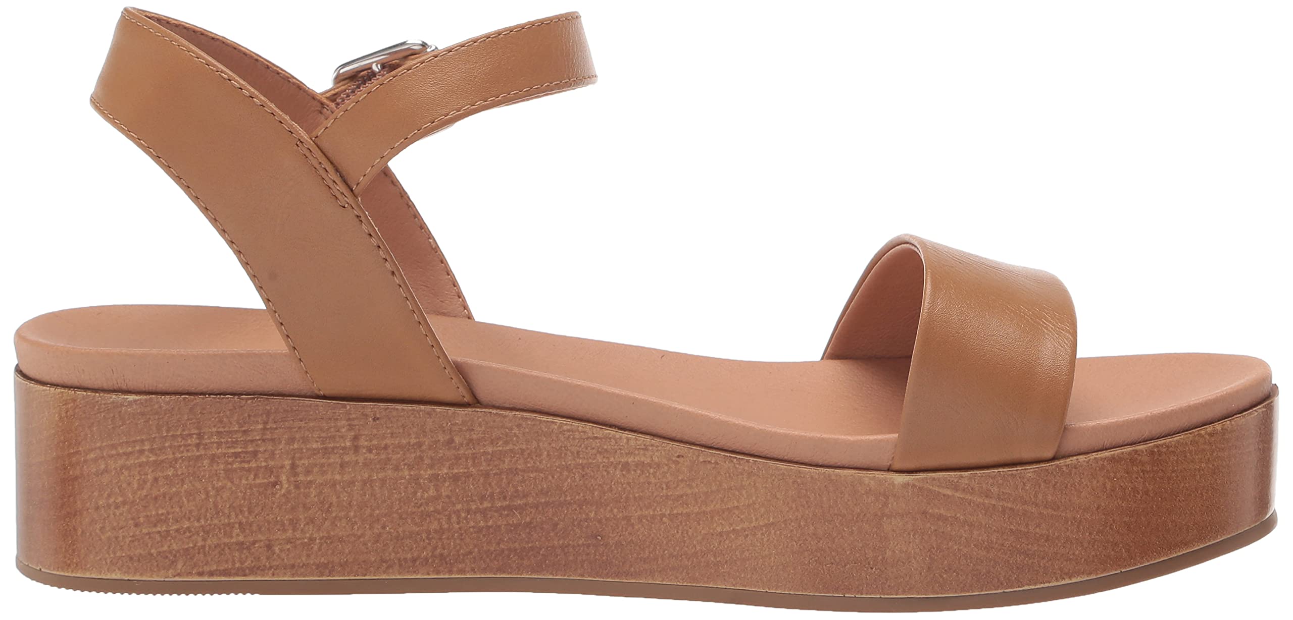 Amazon Essentials Women's Two Band Flatform Sandal - Comfortable Summer Casual Shoes for Beach, Walking & Everyday Wear