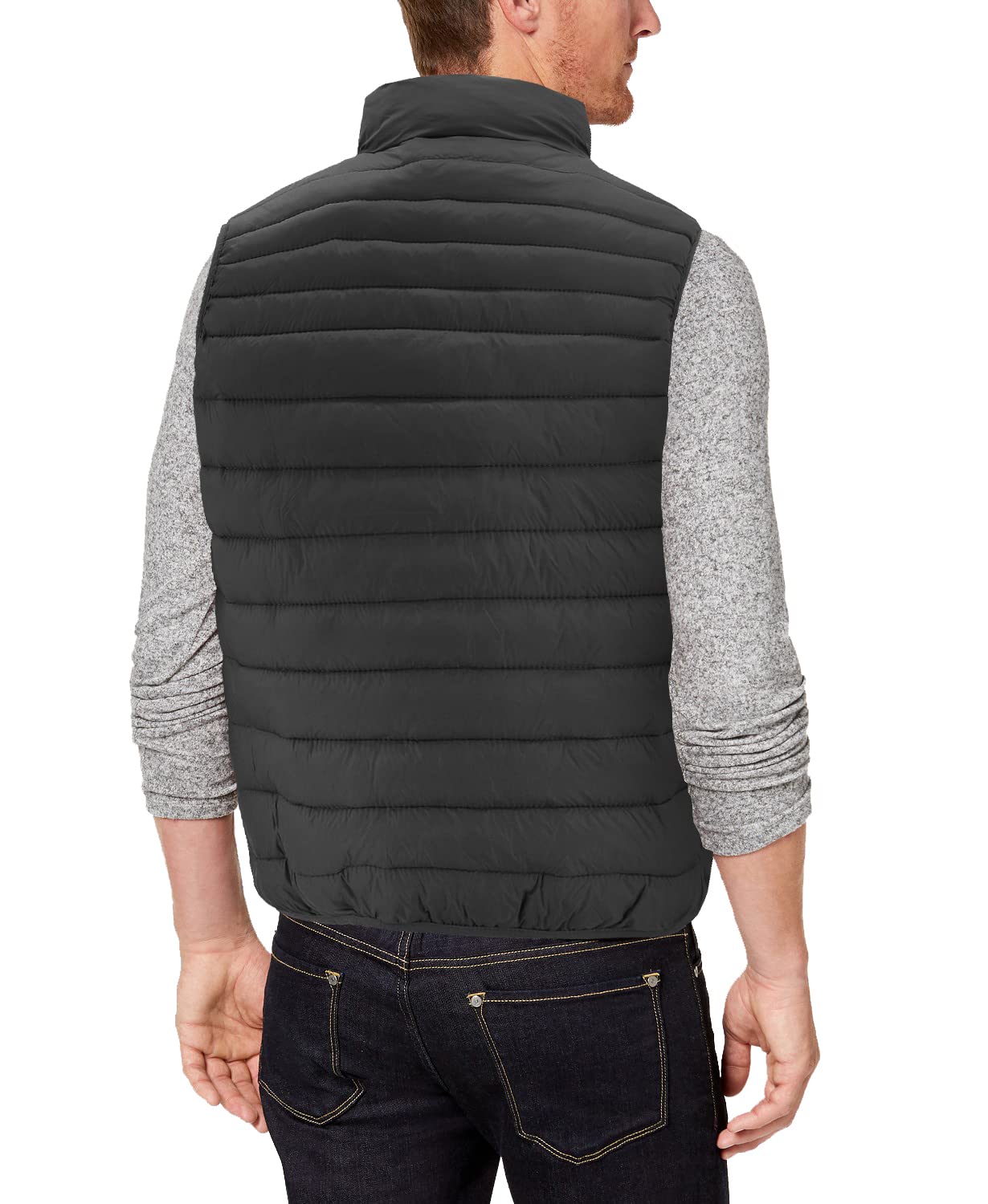 Men's Lightweight Quilted Puffer Vest - Water Resistant, Insulated & Warm - Perfect for Hiking, Camping & Outdoor Activities