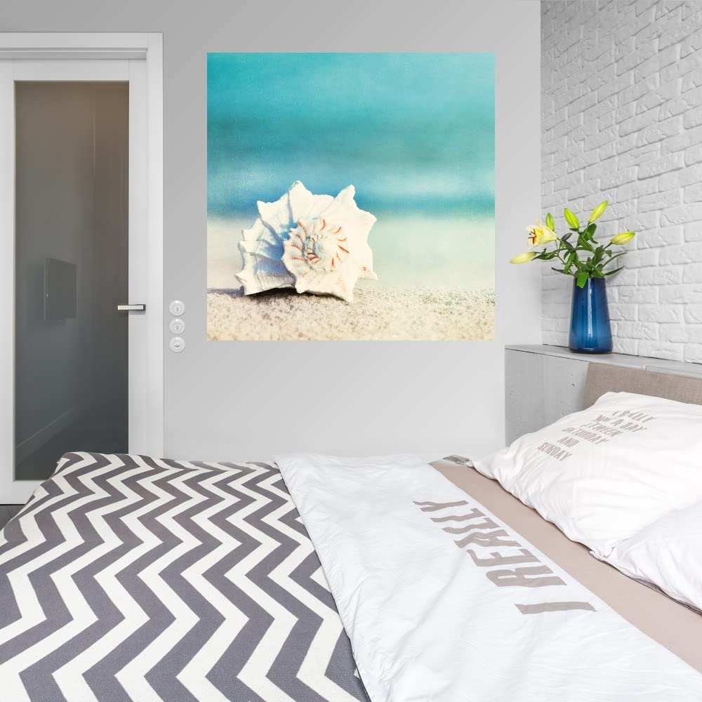 Paradise Canvas Wall Art by Carolyn Cochrane - 32x32 Inch Ready to Hang Painting for Living Room, Bedroom, Office Decor | Modern Abstract Artwork for Home & Commercial Spaces