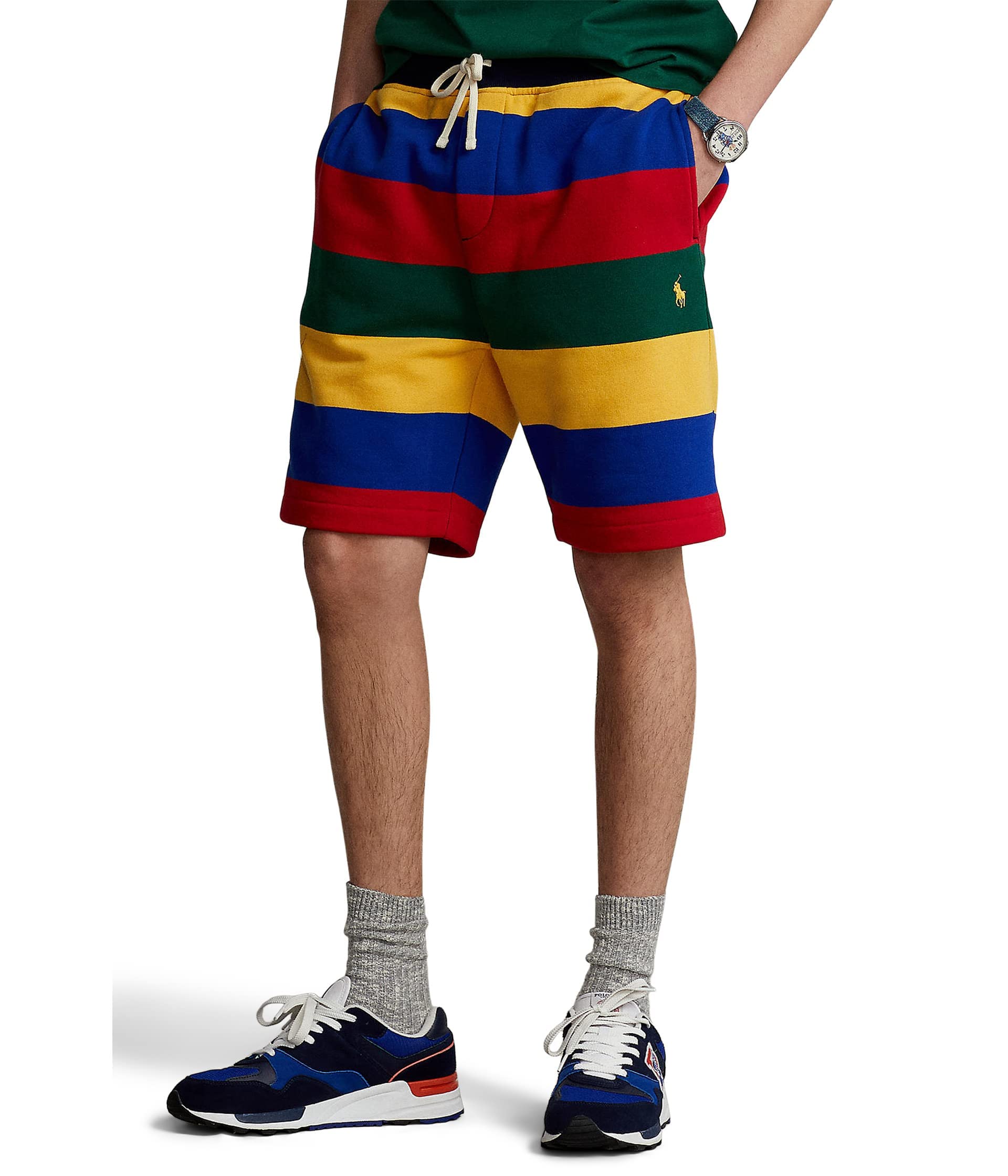 **Men's Polo Ralph Lauren Pony Fleece Shorts - Comfortable Cotton Blend Casual Shorts for Summer, Lounge & Outdoor Activities**