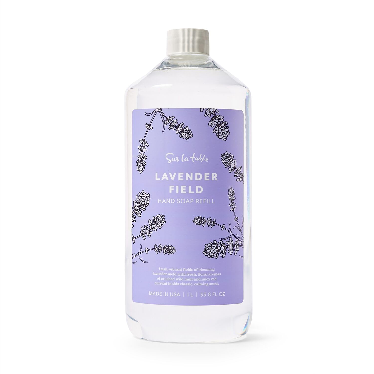 Lavender Hand Soap Refill 33.8oz - Relaxing Aromatherapy for Bathrooms