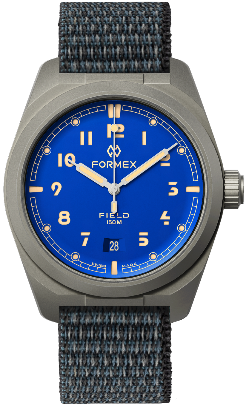 Formex Field Automatic Watch - Earth Blue Dial Men's Luxury Sports Watch | Perfect for Outdoor Adventures, Business & Casual Wear