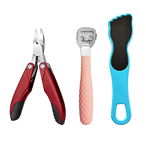 **Professional Foldable Toenail Clippers for Ingrown Toenails - Multi-Functional Nail Care Kit with Trimmer, Cleaner & Nail File - Perfect for Home, Travel & Pedicures**