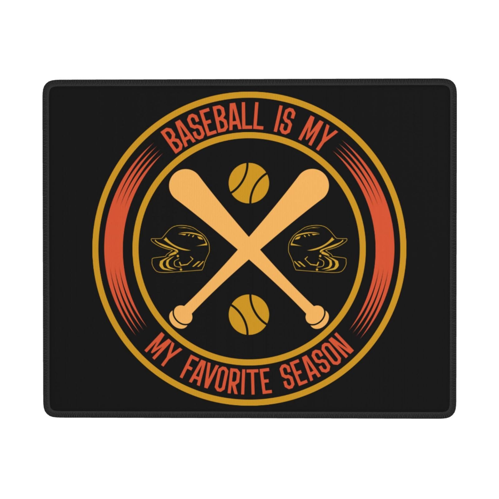 SIYTUAU Baseball Themed Mouse Pad - Waterproof, Non-Slip Rubber Gaming Mousepad (7x9 inches) for Office, Laptop & PC - Perfect for Baseball Fans, Gamers & Workstations