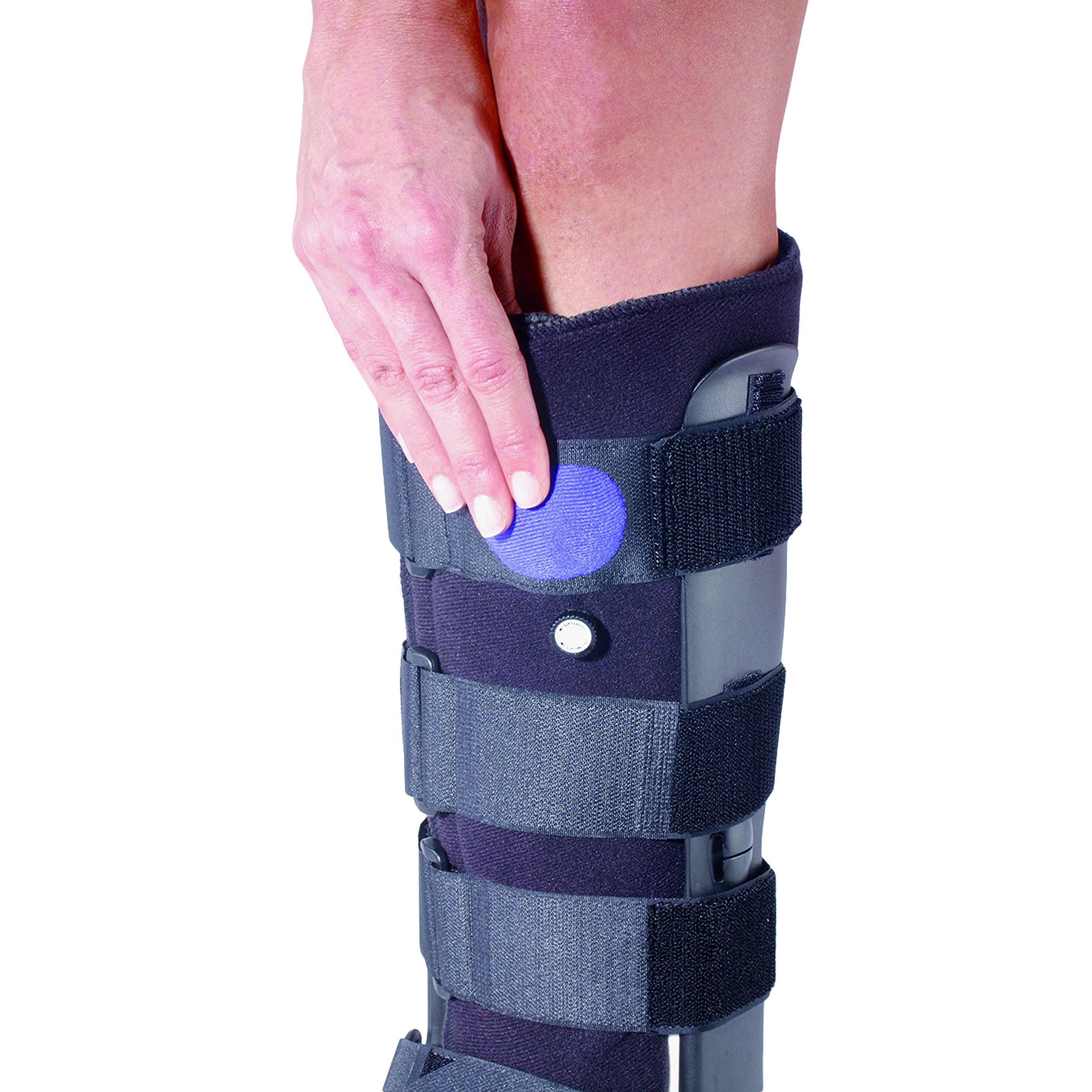 Premium OTC High Top Adjustable Air Cast Walker Boot for Ankle & Foot Injuries - Black, Deluxe Tall/X-Large - Ideal for Post-Surgery Recovery, Sprains & Fractures Support