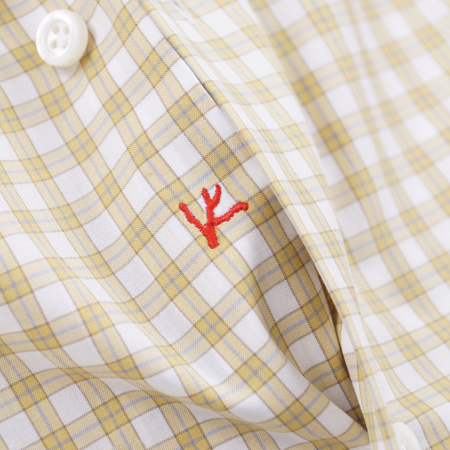 Isaia Modern 'Mix Fit' Cotton Dress Shirt for Men - Slim Fit Business Casual Shirt - Perfect for Office, Weddings & Formal Events
