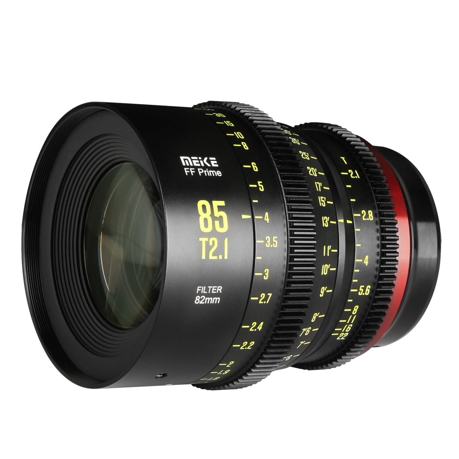 Meike 85mm T2.1 Full Frame Cine Prime Lens for L Mount - Professional Cinema Lens for Filmmaking, Videography & Photography - Perfect for Portraits, Interviews & Low Light Shooting