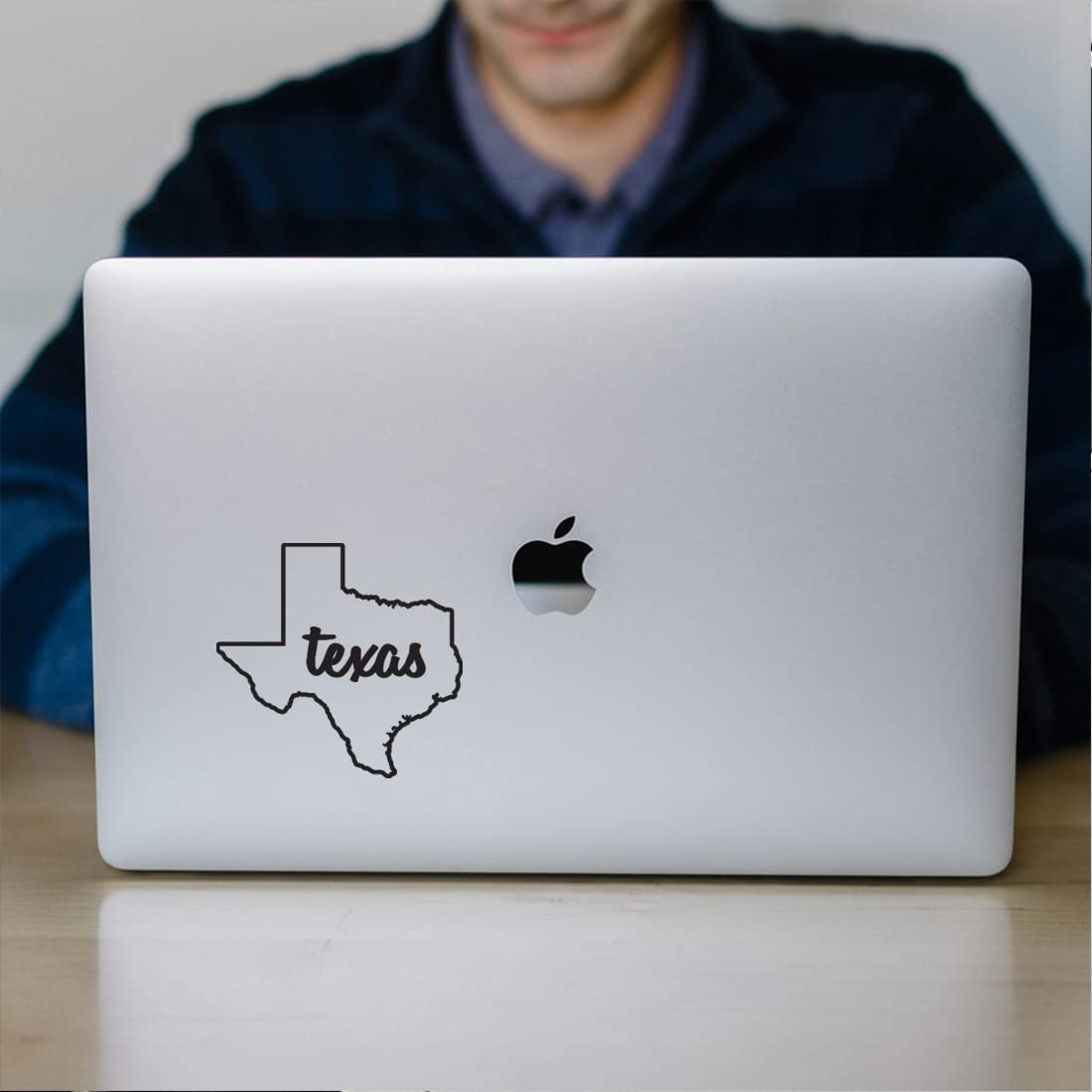 Premium Texas State Map Vinyl Decals (Set of 2) - Waterproof Stickers for Laptop, Phone, Car, Helmet, Mug & Wall Decor - Perfect for Home, Office, Travel & Gifts