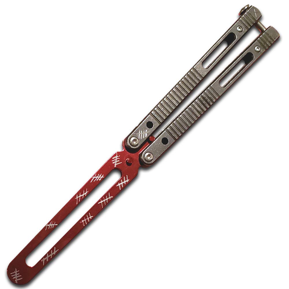 High-Quality Butterfly Knife Trainer with Smooth Bearings | Custom Made by Knivesmatter (AoD Bounty Hunter) | Perfect for Beginners & Knife Flipping Practice