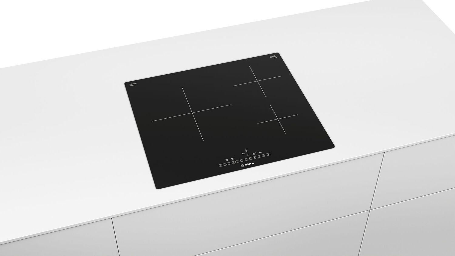 Bosch NIT5460UC 500 Series 24-Inch Built-In Induction Cooktop - Black Frameless Design for Modern Kitchens | Fast & Precise Cooking | Perfect for Home Chefs & Entertaining