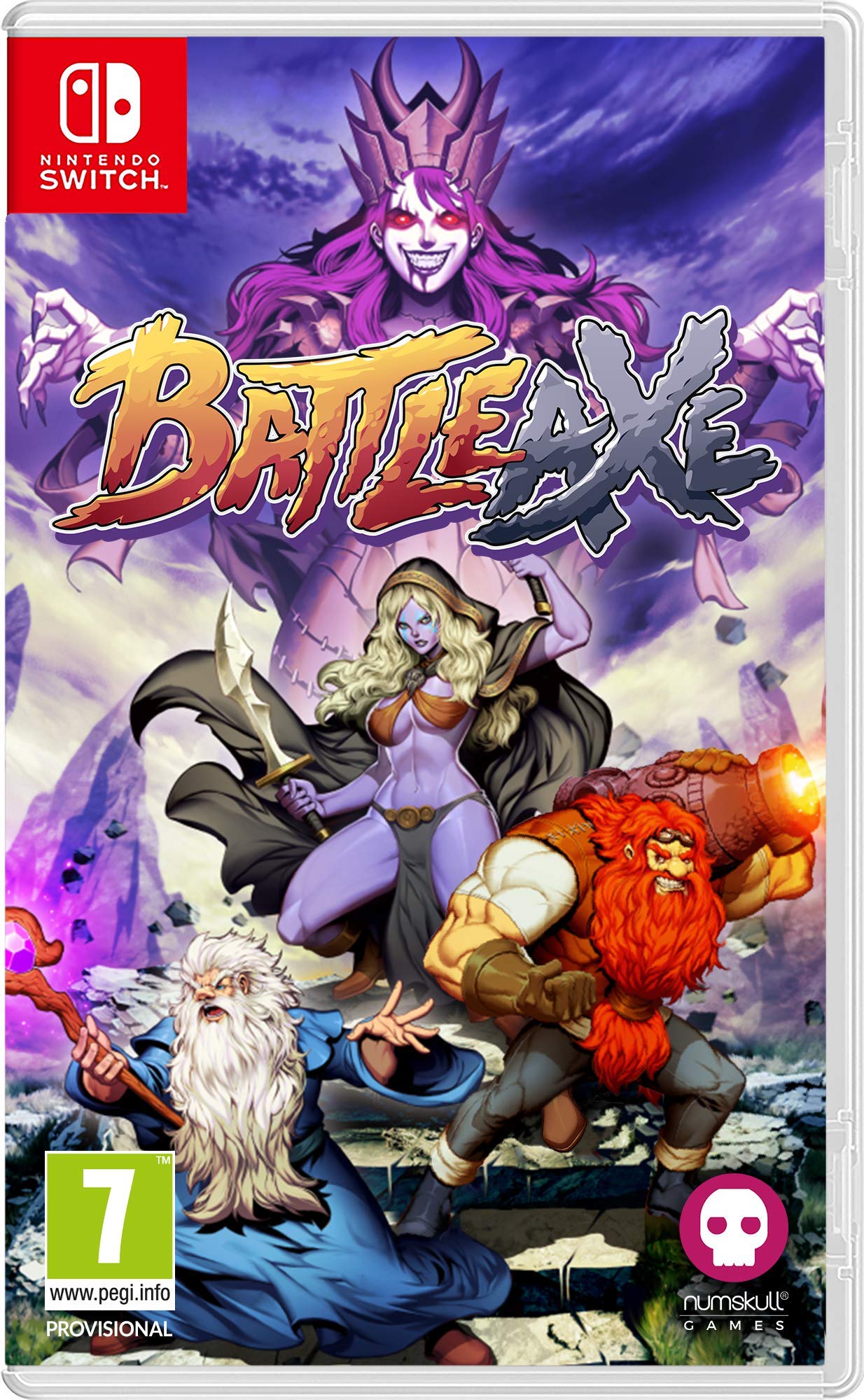 Nintendo Switch Battle Axe - Retro Arcade Action Game for Kids & Adults | Perfect for Home Gaming & Party Fun