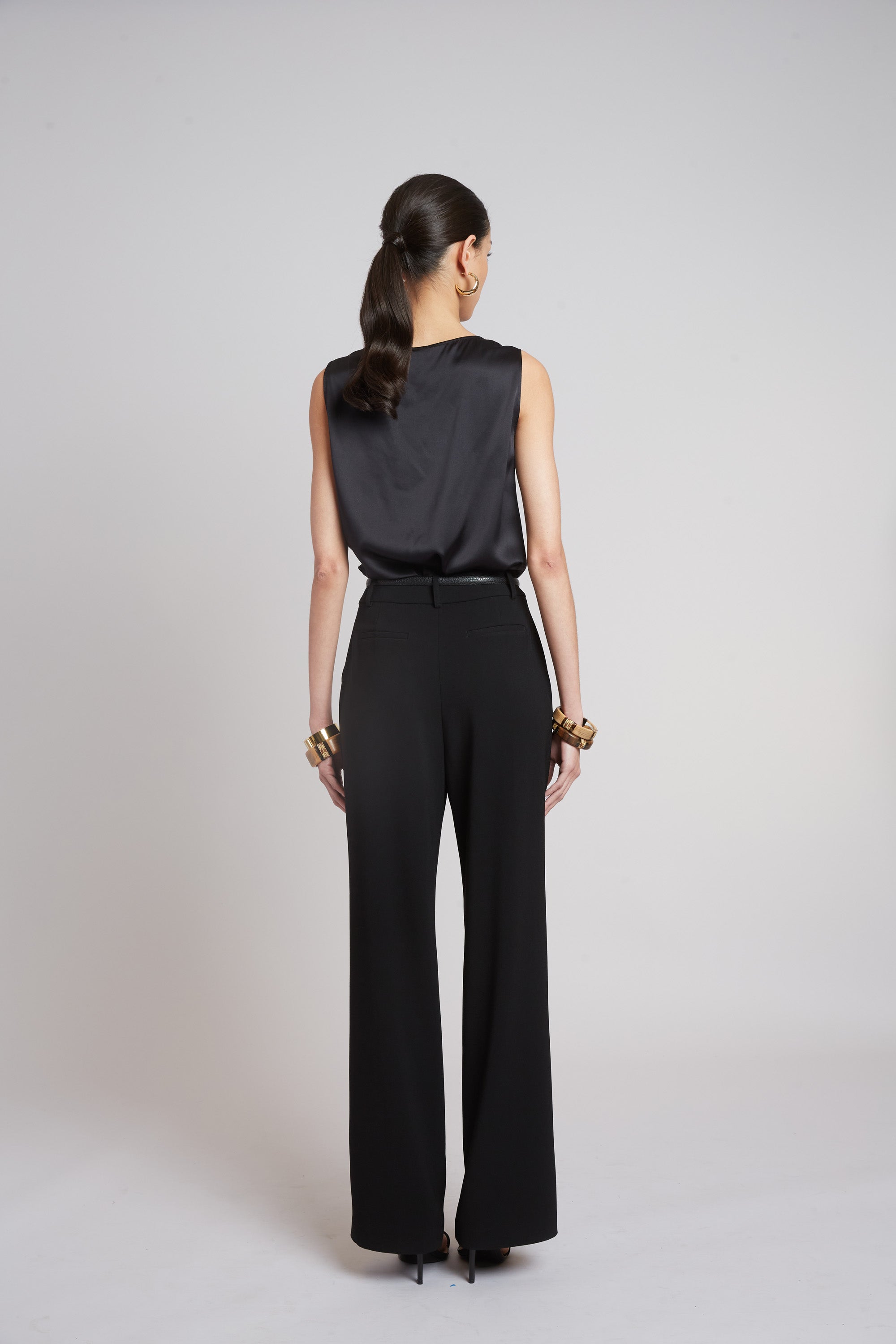 Silk Cowl Neck Top for Women - Elegant & Comfortable Blouse for Work, Party & Evening Wear
