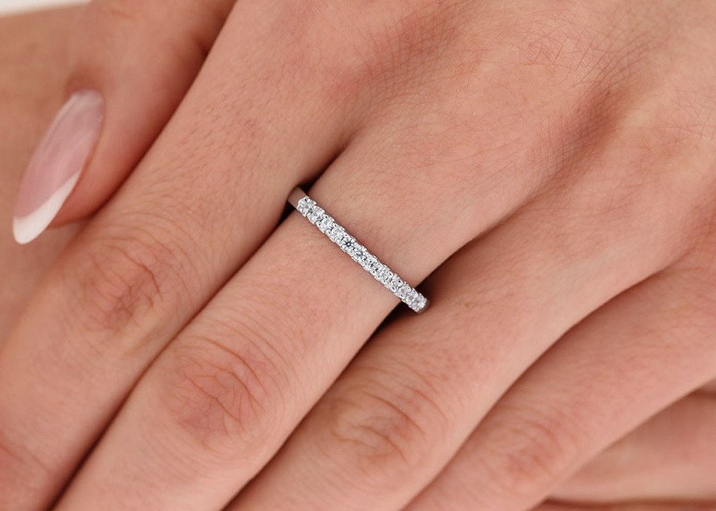 14K White Gold Diamond Engagement Ring 0.5 Ct - Premium Round Cut Solitaire Ring for Women (HI Color, I1-I2 Clarity) - Perfect for Proposals, Anniversaries & Romantic Occasions