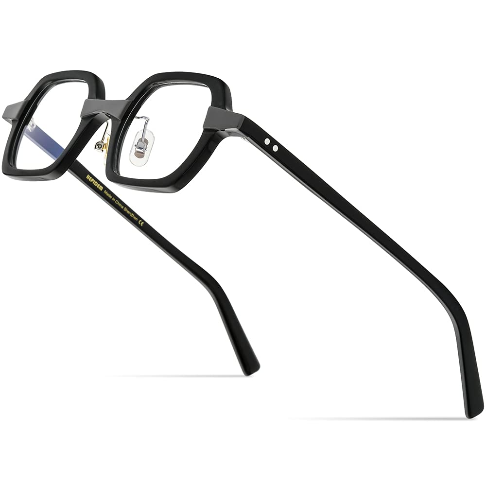 Vintage Round Acetate Optical Glasses Frame for Men - Classic Retro Eyewear with Zolman Design | Perfect for Reading, Driving & Fashion Accessories