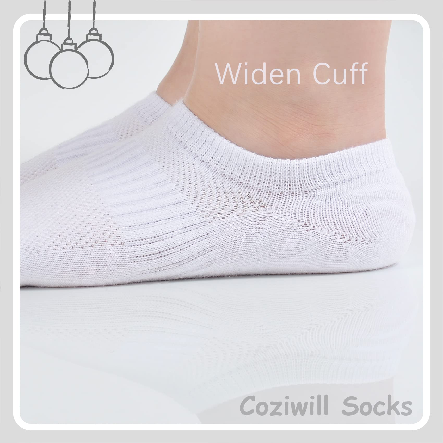 12 Pairs No Show Socks for Kids & Adults - Low Cut Cotton Non-Slip Invisible Socks for Girls, Boys, Youth - Perfect for School, Sports, and Everyday Wear