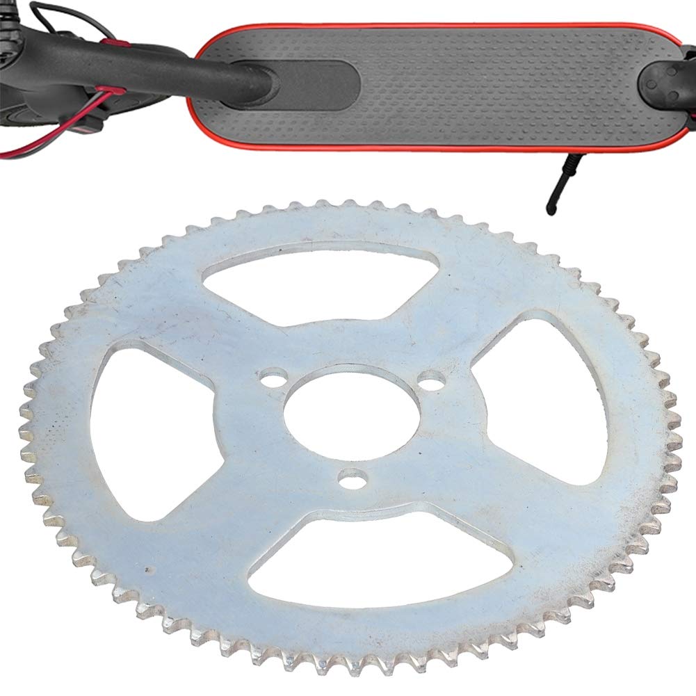 OUKENS 65T 25H 3-Hole Metal Sprocket for Electric Bikes & Scooters - Durable Crankset Gear Plate for E-Bike Conversion & Performance Upgrades - Perfect for Commuting, Off-Road & Urban Riding