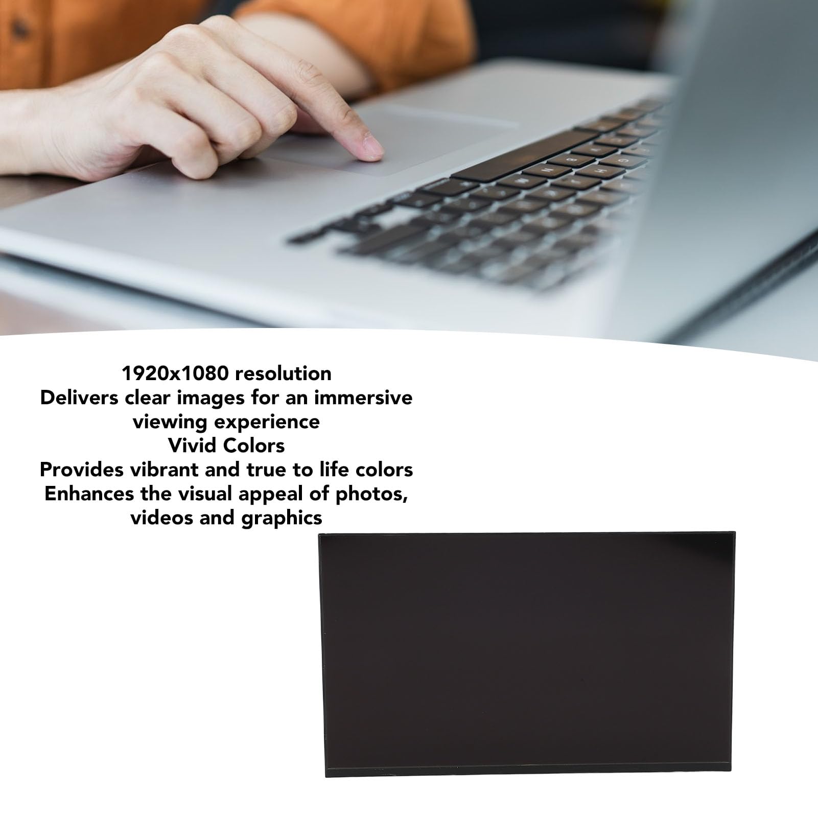 14 Inch FHD LCD Screen Panel 1920x1080 with True Color, High Resolution & Energy Saving Technology - Replacement Laptop Display for HP/Dell/ASUS (Perfect for Gaming, Office Work & Multimedia)